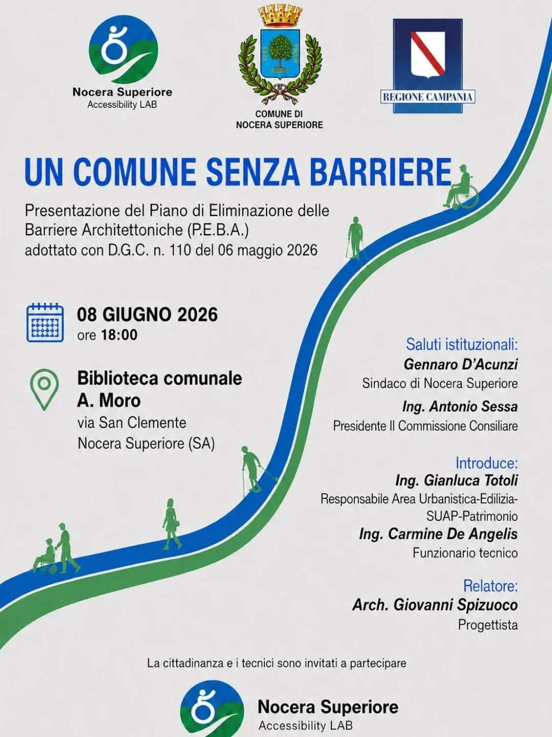 Presentazione del P.E.B.A- Verso una citt&agrave; pi&ugrave; accessibile e inclusiva
