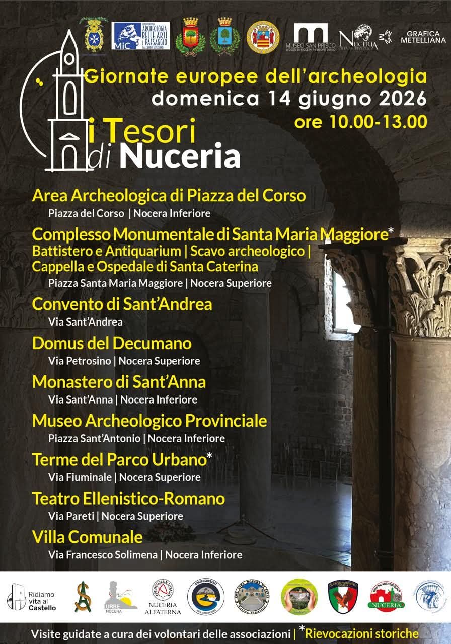 I tesori di Nuceria protagonisti delle Giornate Europee dell'Archeologia
