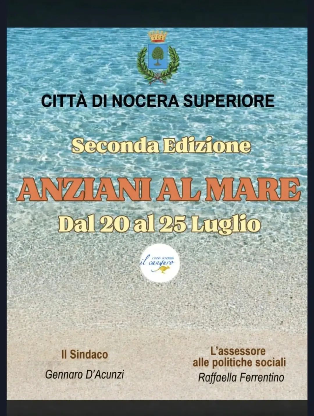 Al via la II Edizione dell'iniziativa " Anziani al mare"