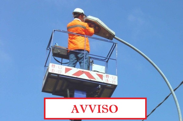Avviso Indagine di mercato servizio di conduzione e manutenzione ordinaria degli impianti di pubblica illuminazione
