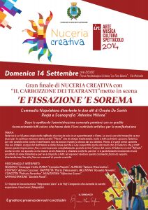 Immagine: Nuceria Creativa 2014: Domenica 14 settembre "Il Carrozzone dei Teatranti" chiude l'estate di Nocera Superiore