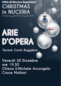Immagine: Concerto del Tenore Carlo Ruggiero - Chiesa San Michele Arc. 30 Dicembre 2016